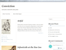 Tablet Screenshot of convictionblog.com